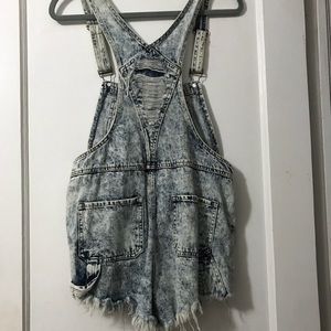 Blush Boutique distressed Jean overall